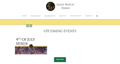 Desktop Screenshot of eaglewatchtennis.com